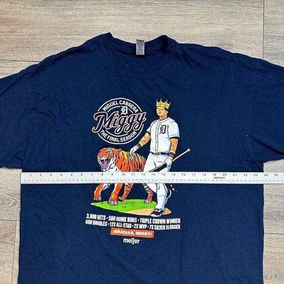 Detroit Tigers Miggy Final Season Miguel Cabrera T-Shirt 2Xl XXL 4/29/2023 SGA - Picture 5 of 6